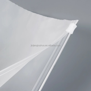 Biodegradable Custom LOGO Translucent Matte Frosted Ziplock Seal Plastic Poly <strong>Zip</strong> <strong>Lock</strong> Ziplock Zipper <strong>Bag</strong> for Clothing - Product Image 6