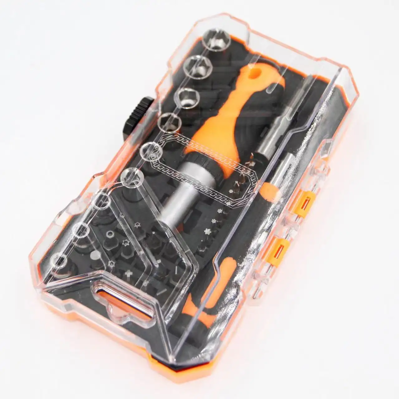 38-Piece Magnetic Ratchet Wrench and Screwdriver Set Mini Precision Screwdriver Bit Set