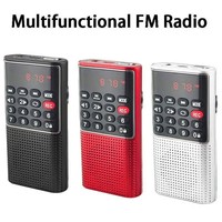 Radio FM de poche L328, lecteur MP3, haut-parleur d'actualités, scanner de radios portables, recherche automatique de chaînes, radio multifonction