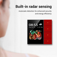 Panneau de commande intelligent avec écran tactile IPS de 3,5 pouces, 4 relais, 4 rideaux, 4 variateurs, 8 scènes, Zigbee, RS485, interrupteur mural pour la domotique