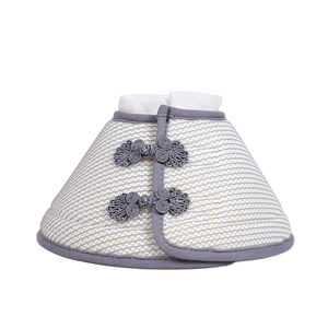 कारखाने बिल्ली एलिज़ाबेस्थान चीनी शैली समायोज्य कॉलर पालतू वसूली विरोधी चिकित्सा नरम कुत्ते शंकु कॉलर - Product Image 5