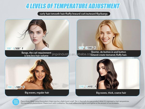 Fer à friser et lisseur multi-céramique, ondulation, lissage et séchage, contrôle intelligent de la chaleur pour un coiffage sans dommages, outil capillaire - Product Image 5