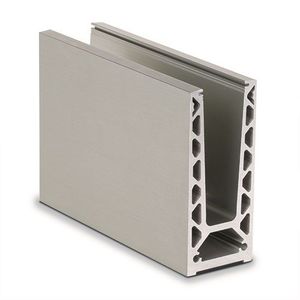 Base de garde-corps extérieur en aluminium, profilé en <span class=keywords><strong>U</strong></span> de 12 mm pour panneaux de clôture en verre, base inférieure en <span class=keywords><strong>U</strong></span> pour extérieur - Product Image 5