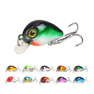 Crankbaits <span class=keywords><strong>30mm</strong></span> 1.6g leurre de pêche appâts durs bateau océan Topwater leurres matériel de pêche pour truite bar perche - Product Image 2