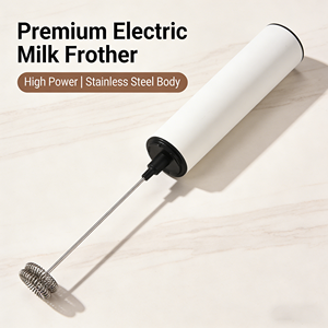 Montalatte Elettrico Ricaricabile USB a 2 Velocità Certificato CE per Caffè, Latte e Cappuccino - Product Image 1