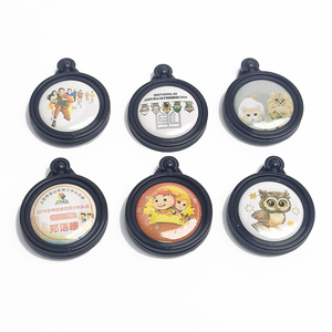 Set Bahan Penyangga Telepon Bentuk Badge 25mm untuk DIY - Product Image 1