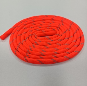 تصنيع المعدات الأصلية مخصص الحبل البوليستر الملونة الفلورسنت جولة سحب الحبال هوديي حبل الرباط الرباط للقماش مع أطراف معدنية - Product Image 4