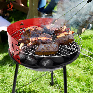 Parrilla Portátil de Carbón HONGYI para 3-5 Personas, Parrilla Plegable de Metal para Acampar al Aire Libre con Rejilla BQ03A2 - Product Image 2