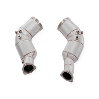Tubo de Escape de Alto Flujo OEM SS304 para Audi RS6 RS7 C8 4.0T 2021-2022, Tubo de Escape Aislado para Mejora de Potencia