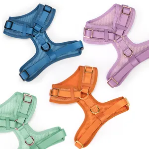 <span class=keywords><strong>Harness</strong></span> dan Tali Anjing Hanyang Custom Polyester No Choke Mesh Ukuran Ekstra Kecil, Set <span class=keywords><strong>Harness</strong></span> Kerah yang Dapat Disesuaikan untuk Anjing dan Kucing Ukuran Kecil hingga Sedang - Product Image 1