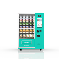 Máquina Expendedora Inteligente Combinada con 60 Ranuras y Pantalla Táctil de 21.5 Pulgadas para Venta de Alimentos y Bebidas