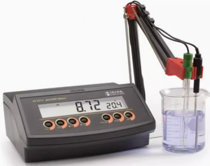เครื่องวัดค่า pH รุ่น Hanna HI2211-02 ความแม่นยำสูง 0.01 สำหรับห้องปฏิบัติการ พร้อมอิเล็กโทรดแก้ว - Product Image 1