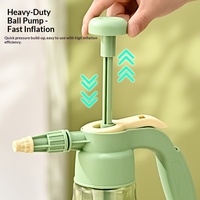 Pulvérisateur à Pression d'Air Spécial pour Arrosage, Désinfection Haute Pression, 1,5 L, en Plastique, pour Fleurs et Usage Domestique, Grand Pulvérisateur