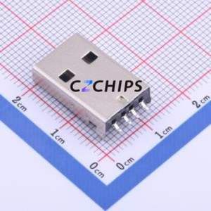 917-P81A202ES60203 USB Connector SMD Connector ( Connector Type: Type-A )( Protocol Standard: USB 2.0 )( Gender: Male ) - Product Image 2