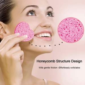 Éponges faciales compressées en vrac, éponges faciales en PVA pour le nettoyage, petites éponges rondes pour le démaquillage - Product Image 2