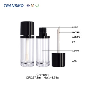 Tubos de Bálsamo Labial Personalizados de 37.8 ml con Cabezal de Cepillo Grande, Estampado en Caliente, Serigrafía, Tapa de Rosca, Envase de Plástico para Aceite Labial al por Mayor - Product Image 2