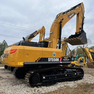 Excavadora de cadenas Sany SY550H usada - Calidad premium, pocas horas de uso, alta fuerza de excavación, ideal para proyectos de carga en canteras/energía hidroeléctrica - Product Image 1