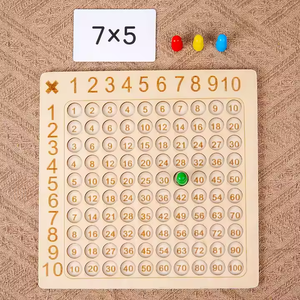Juego <span class=keywords><strong>de</strong></span> mesa <span class=keywords><strong>de</strong></span> multiplicación <span class=keywords><strong>de</strong></span> madera <span class=keywords><strong>de</strong></span> matemáticas divertidas, juguete <span class=keywords><strong>de</strong></span> aprendizaje interactivo para niños, actividad familiar - Product Image 2