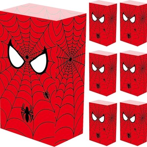 Tema de superhéroe Spider-Man Party Favors Bolsa de aperitivos favorita para niños personalizable Regalo de comida ecológico con impresión digital - Product Image 2