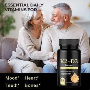 Olli Fabriek Groothandel Oem Vegan <span class=keywords><strong>K2</strong></span> + D3 <span class=keywords><strong>Supplement</strong></span> Capsules 180 Capsules Vitamine <span class=keywords><strong>K2</strong></span> D3 Voor Volwassenen Niet Voor Pasgeborenen - Product Image 5