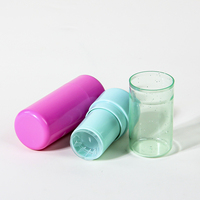 Vente en gros de tubes vides pour blush en gelée personnalisés 4g 6g, emballage rond à visser, petit flacon de déodorant, conteneur pour stick de contour