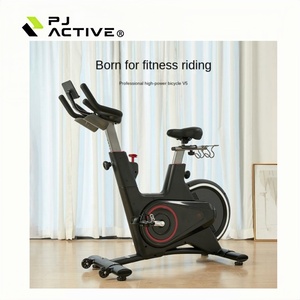 <span class=keywords><strong>Bicicleta</strong></span> de Ciclismo Profesional para Interiores PINJIAN, Volante de Inercia de 6 kg, Transmisión por Correa Ultrasilenciosa para Entrenamiento Comercial en Estudio - Product Image 3