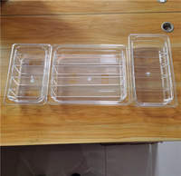 Plateaux à sucettes glacées en acrylique transparent pour présentoir à glaces