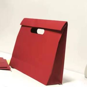 Sang Trọng Chết Cắt Xử Lý Thiết Kế Mua Sắm Bao Bì Tùy Chỉnh Quà Tặng Make up Mỹ Phẩm Vẻ Đẹp Bền Màu Hồng Tái Sử Dụng Mua Sắm Túi Giấy - Product Image 6