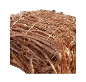 Gran oferta, fuente de alambre de cobre plateado, chatarra 99.9%/pura de alta pureza, molino de bayas Uk 99.99%, chatarra de alambre de cobre quemado