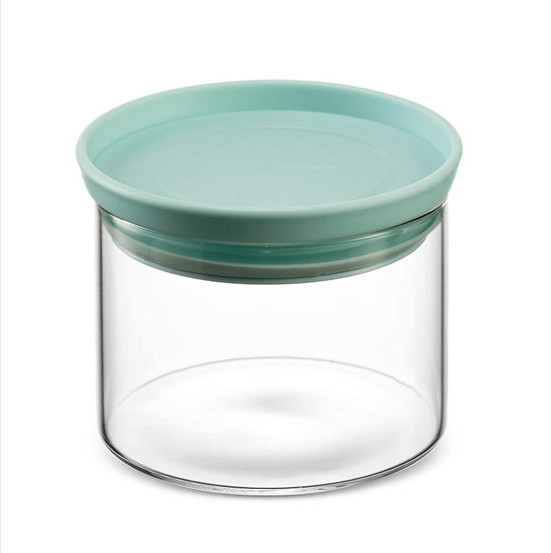 Airtight Canister Organization Sets Cheap Food Glass Jar with Plastic Lid