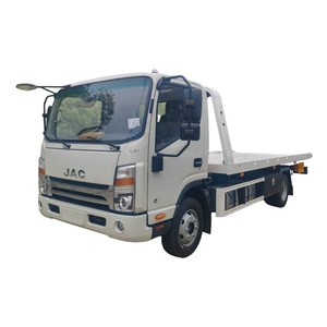 Premium JAC 3 Ton 5 Ton <b>Flatbed</b> Wrecker <b>Truck</b> 4x2 Slidebed Recovery <b>Truck</b> with Hydraulic Underlift - Product Image 1