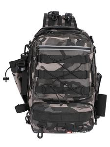 Sac à dos de pêche personnalisé, sac à équipement, nylon imperméable, bandoulière unique, équipement de plein air, nouveau modèle avec sac à canne - Product Image 2