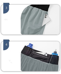 Summer Outdoor Marathon Fitness Double Layer Two Piece Short à séchage rapide pour les personnes actives pour les hommes - Product Image 5