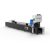 Découpeuse laser à fibre CNC 5 axes à chargement automatique Cypcut pour tubes carrés, rectangulaires, profilés en acier, poutres en I, AI, BMP