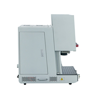 Machine de gravure laser de 60W JPT 2.5D EZCAD3, machine de gravure de marquage profond de découpe de métal, machine de marquage laser rotatif