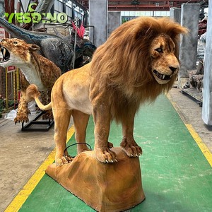 Modelo 3D De León de tamaño natural, modelo de León animatrónico realista para zoológico, parque de atracciones, exposiciones de animales, exhibición de museo de silicona - Product Image 3