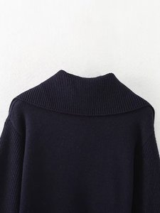 SHENZHU 2026 Nouveau <span class=keywords><strong>Pull</strong></span> Tricoté à Col Zippé et Manches Longues pour Femme, Style Européen et Américain 5536155 - Product Image 4