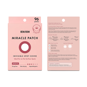 Patchs Hydrocolloïdes Anti-Acné Miracle OEM en Gros Marque Privée – Traitement Naturel et Bio des Boutons pour le Visage (Noir) - Product Image 6
