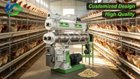 Ligne de production automatique de granulés d'aliments pour animaux LUODATE 10-25TPH pour l'élevage, la volaille et les aliments aquatiques, usine de fabrication certifiée CE ISO