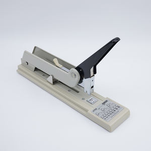 Máquina de encuadernación manual de alta capacidad y alta resistencia, <span class=keywords><strong>grapadora</strong></span> de oficina de alcance de brazo largo <span class=keywords><strong>para</strong></span> encuadernación de <span class=keywords><strong>revistas</strong></span>, construcción de Metal - Product Image 3