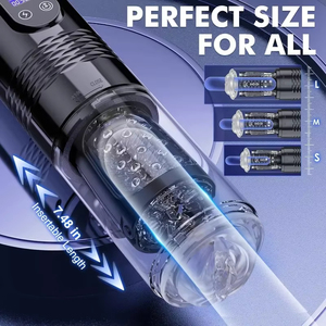 Masturbateur automatique pour homme, gobelet masturbateur, manchon réaliste, chatte électrique de poche pour pénis, jouet sexuel pour hommes, écran LCD - Product Image 3