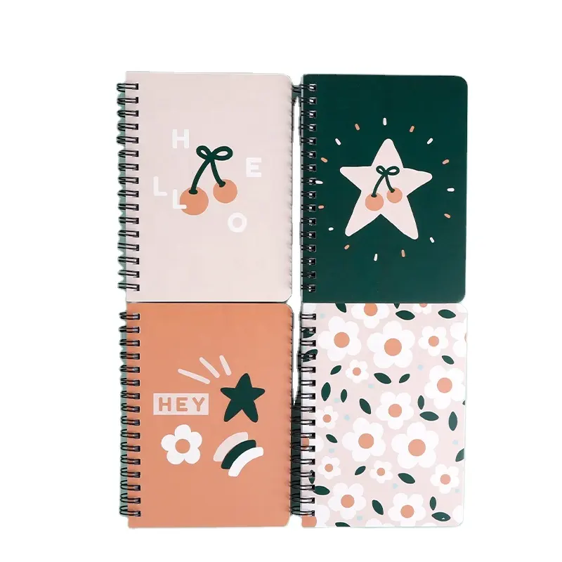 Spiral Notebook Hochwertige A4 Spiral Custom Design Tagebuch Notebook Kostenlose Probe Notebook Lieferant