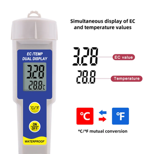 EC nhiệt độ 2 trong 1 đất không thấm nước <span class=keywords><strong>Tester</strong></span> LCD hiển thị đa chức năng dẫn Meter - Product Image 3