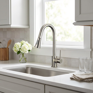 Nouveau <span class=keywords><strong>robinet</strong></span> <span class=keywords><strong>de</strong></span> cuisine à poignée unique en laiton cUPC - Product Image 2