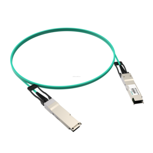 สายเคเบิลออปติคอล OEM/ODM สายเคเบิล AOC OM3 40G 1ม. 3ม. 5ม. 10ม. 15ม. 20ม. 30ม. 100ม. QSFP+ สายเคเบิลออปติคอลแบบแอคทีฟ - Product Image 1