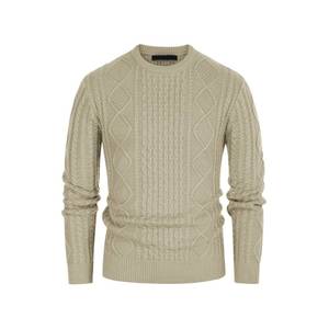 Pull en tricot torsadé surdimensionné et écologique pour femme, grande taille, texturé, confortable, look rustique d'hiver, idéal pour le week-end - Product Image 1