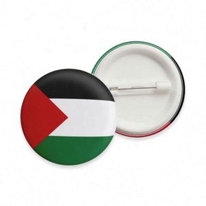 Broche de Latón Personalizado con Logotipo, Esmalte Duro y Suave, Impresión por Serigrafía, Bandera Palestina para Insignia, Decoración de Ropa - Product Image 5
