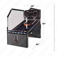 Machine de jeu d'arcade de basket-ball Songfa, alimentée par batterie, à monnayeur, personnalisable, équipement de terrain de sport intérieur