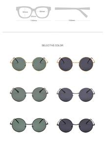 Thời trang nam phân cực Kính mát Vòng kim loại khung kính mặt trời - Product Image 6