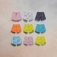 Shorts de bain pour hommes grande taille personnalisés en gros, séchage rapide, 100 % polyester, imprimé numérique, rayés, pour l'été